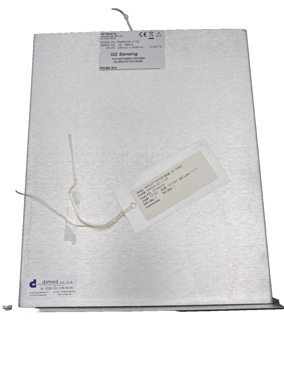 GENERAL ELECTRIC GE PANAMETRICS MMS35 - 341 - 1 - 100 MOISTURE MONITOR SERIES 35 12W - KLR Automation
