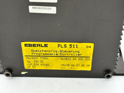 EBERLE PLS 511 04 Speicherprog. Steuerung Programmable Controller  051104000000