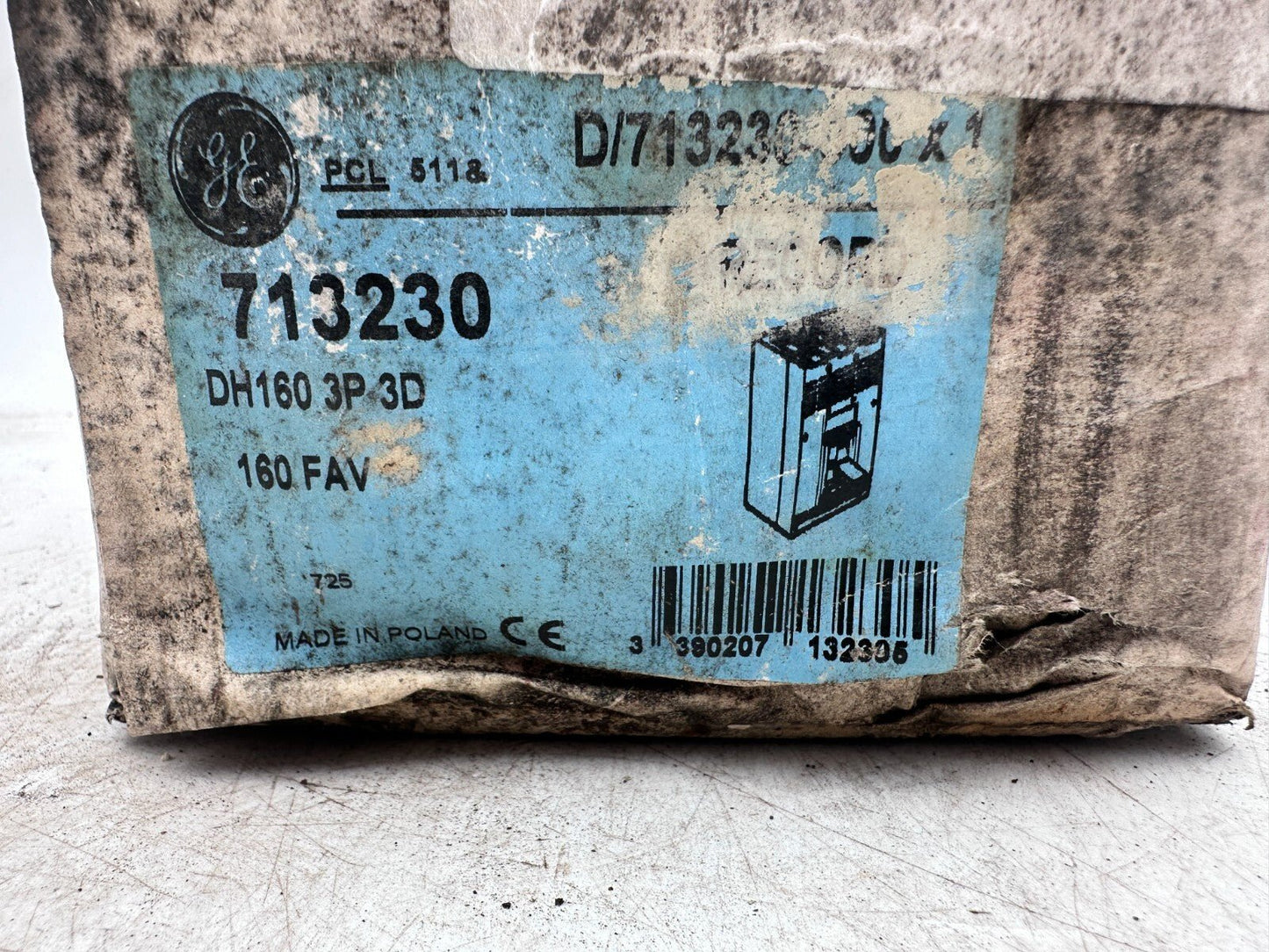 GENERAL ELECTRIC 713230 RECORD DH160 3P 3D - KLR Automation
