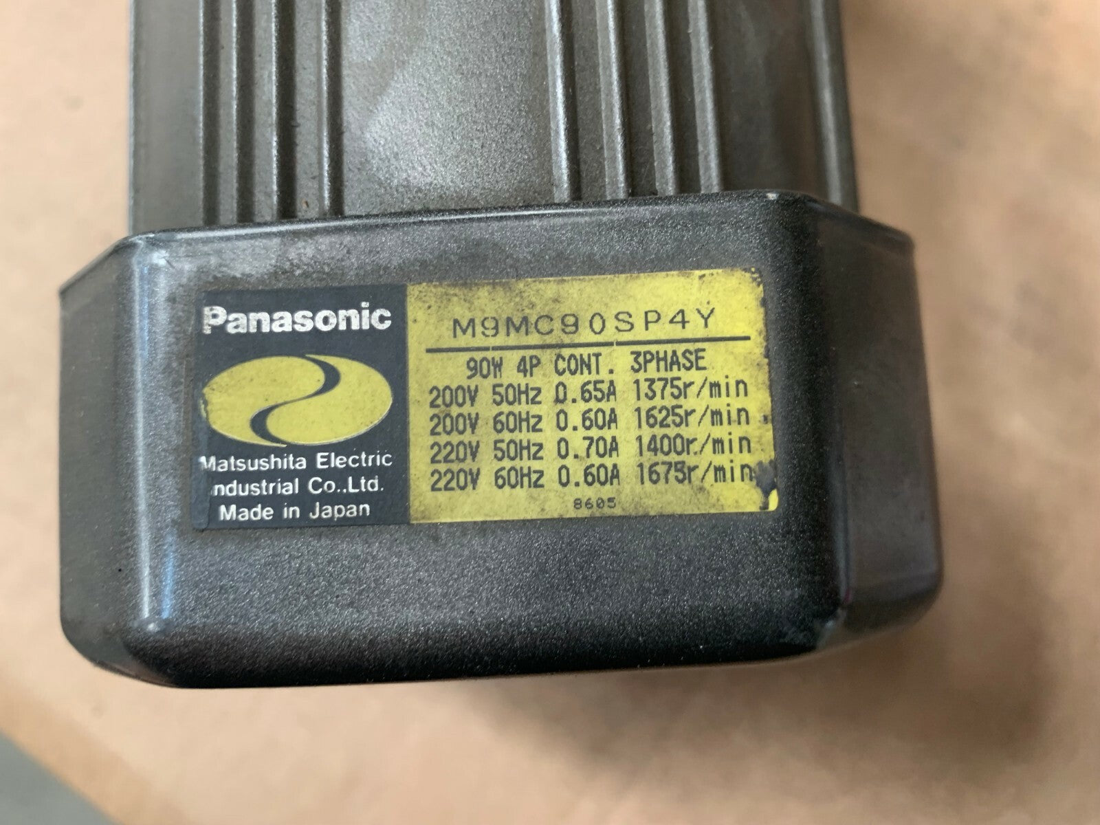 SHOEI Machinery Panasonic M9MC90SP4Y  Matsushita 