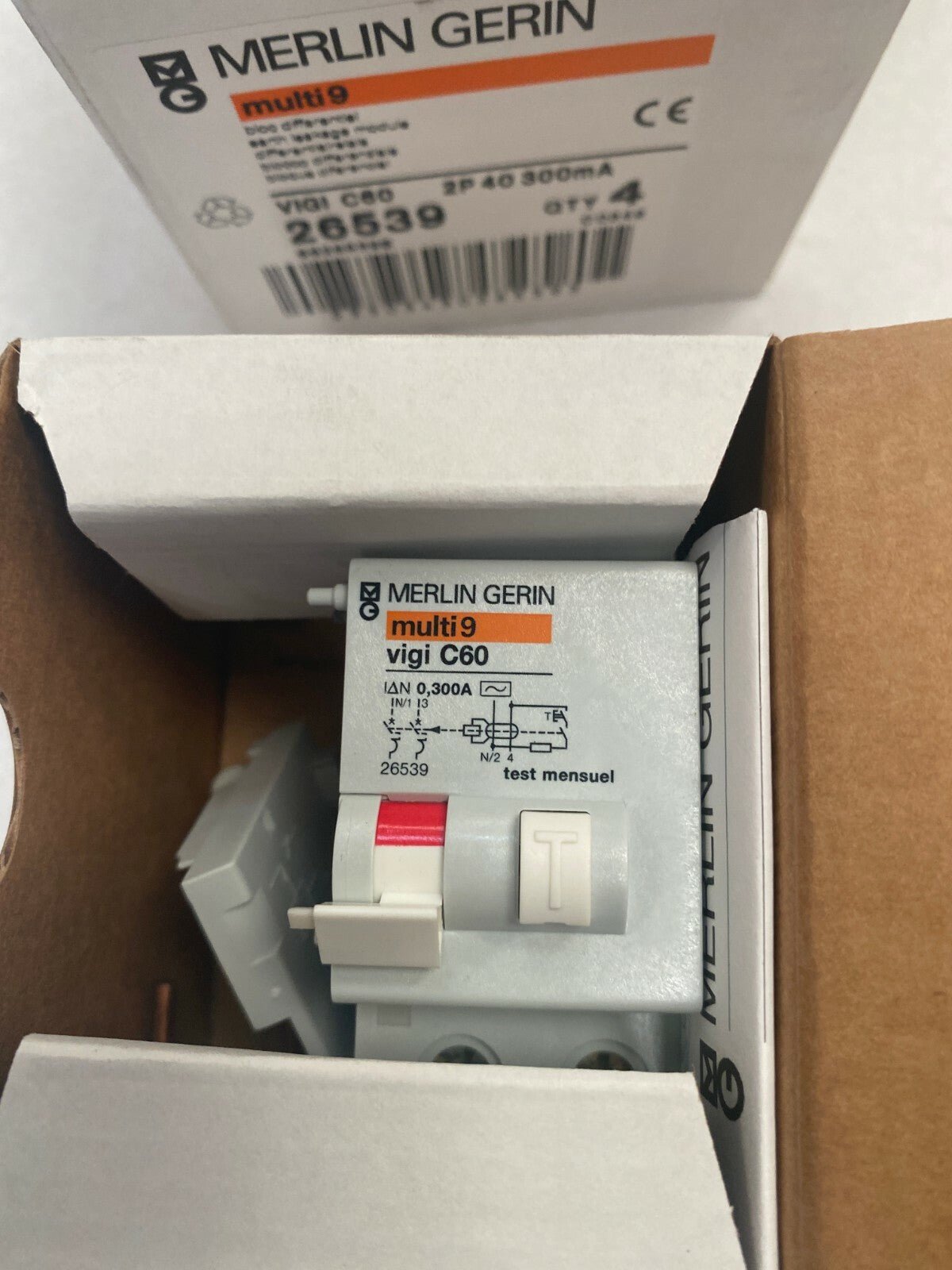 Merlin Gerin Schneider multi 9 vigi c60 26539 - KLR Automation