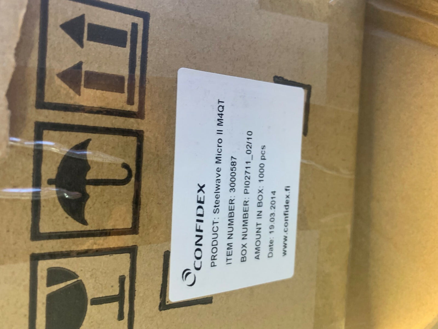 Rolls of 6000 labels Confidex Casey NXP UHF RFID Tag .Barcode Scanner 