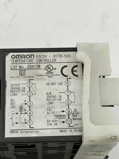 1pc x OMRON TEMPERATURE CONTROLLER E5CSV-R1TD-500