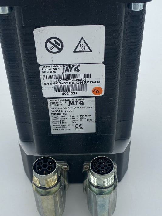 JENAER SERVOMOTOR MIT KEB COMBISTOP  34S502-0700-DN5XD-83 + 02.38.11H-0927 JENA