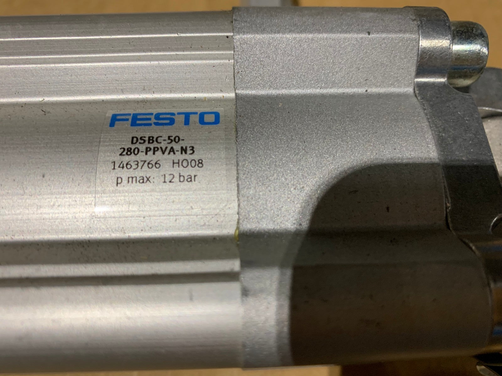 1x Festo ISO cylinder DSBC - 50 - PPVA - N3 1463766 - KLR Automation