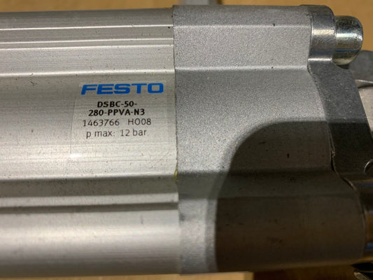 1x Festo ISO cylinder DSBC - 50 - PPVA - N3 1463766 - KLR Automation