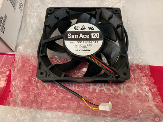 Neuf lot de 2 X . Sanyo Denki San Ace 120 Ventilateurs CC DC . 9G1248A4011 48V - KLR Automation