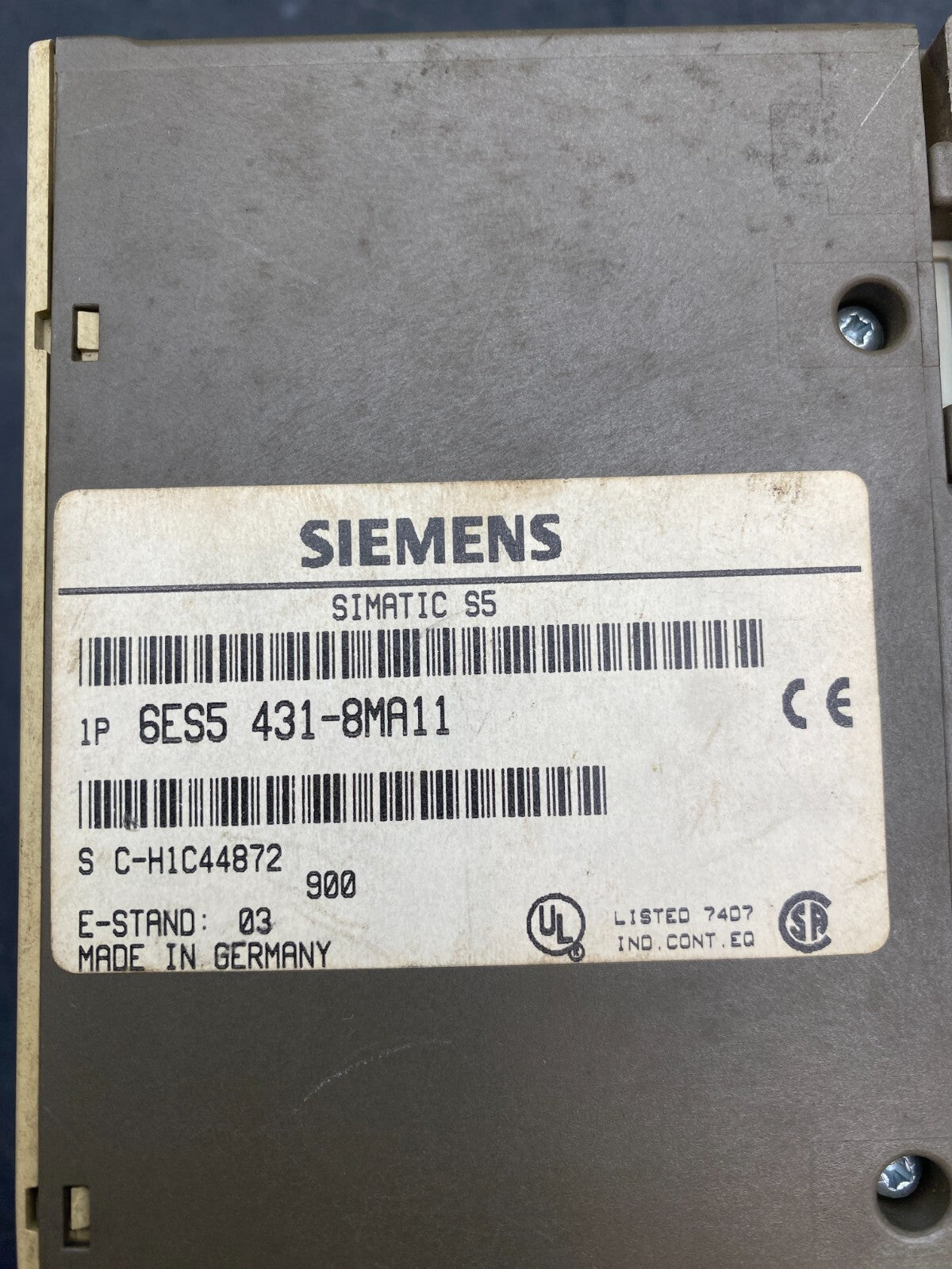 SIEMENS SIMATIC S5 6ES5095-8MA05 +6ES5421-8MA12 + 6ES5431-8MA11 + 6ES5451-8MR12