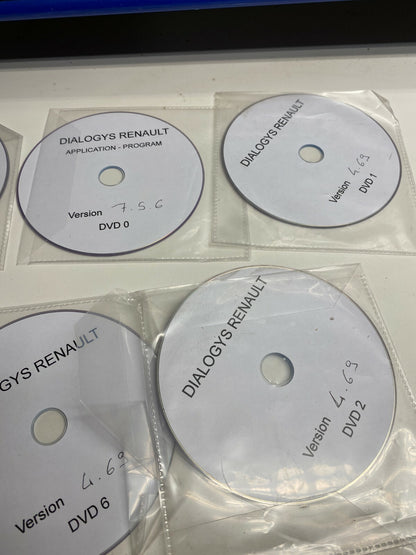 Lot de 9 pc x Renault Dacia  DIALOGYS 7.5.6 ..... Genuine ORIGINAL 
