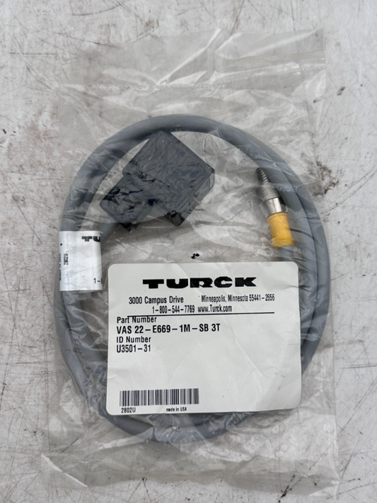 TURCK VAS22-E669-1M-SB 3T x2pc