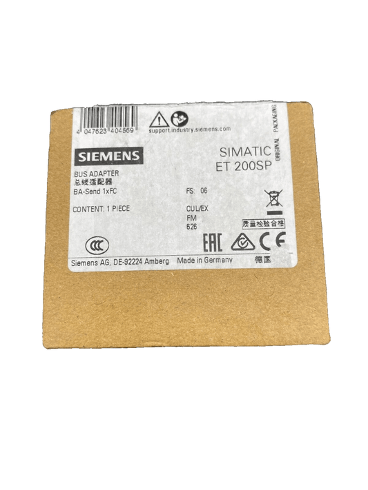 SIEMENS SIMATIC ET 200SP BUS ADAPTER 6ES7 193 - 6AS00 - 0AA0 - KLR Automation