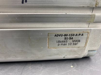 1pc x FESTO CYLINDER DOPPLE ADVU-80-150-A-P-A S1-SA