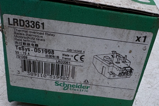 SCHNEIDER ELECTRIC LRD3361 051998 RELAIS THERMIQUE x1