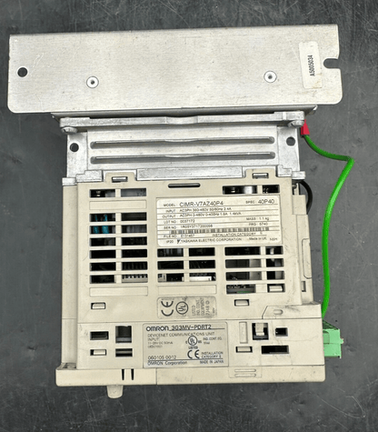 OMRON CIMR - V7AZ40P4 VARISPEED V7 INVERTER DRIVE - KLR Automation