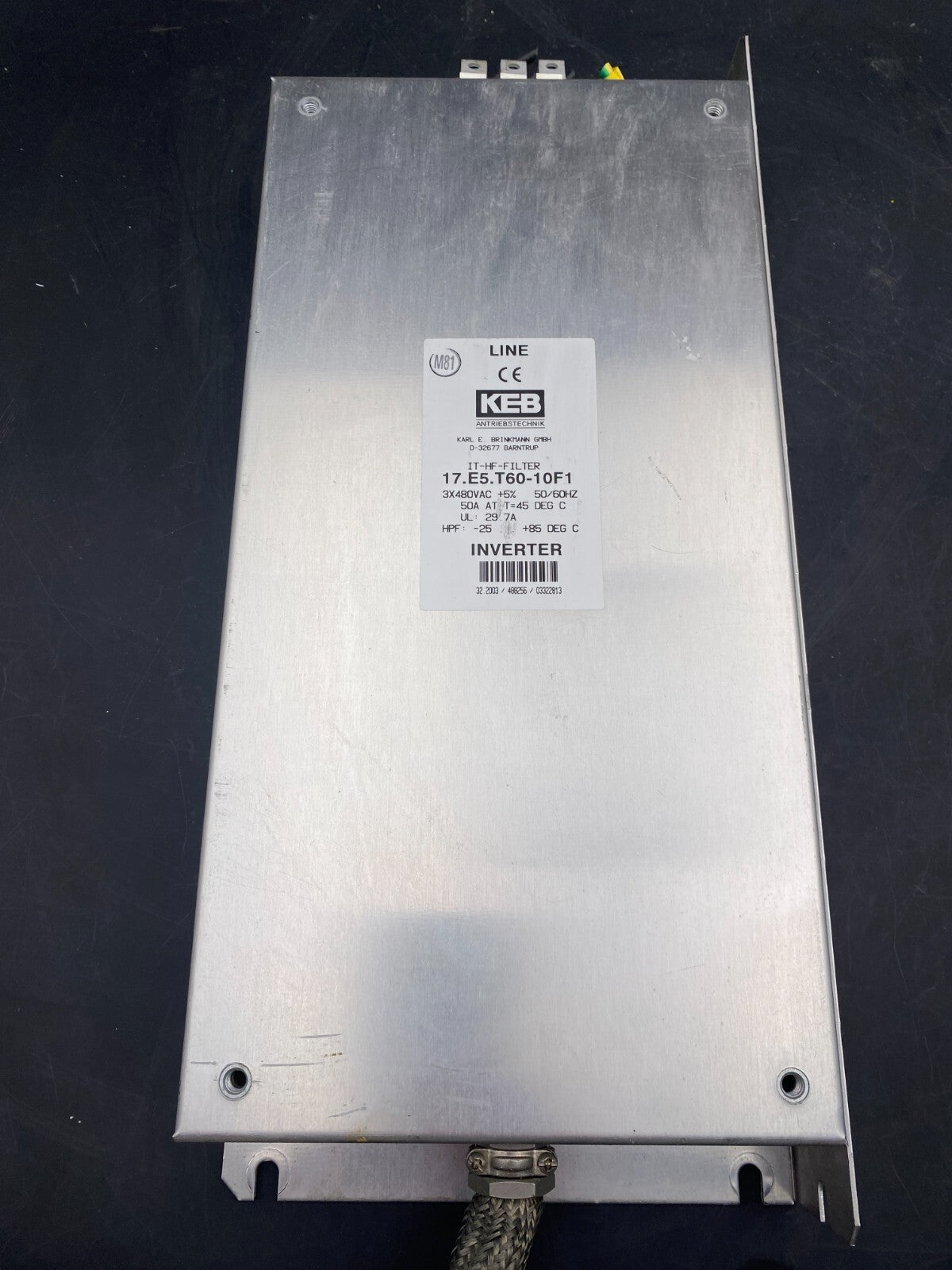 KEB 17E5T60 - 10F1 INVERTER - KLR Automation
