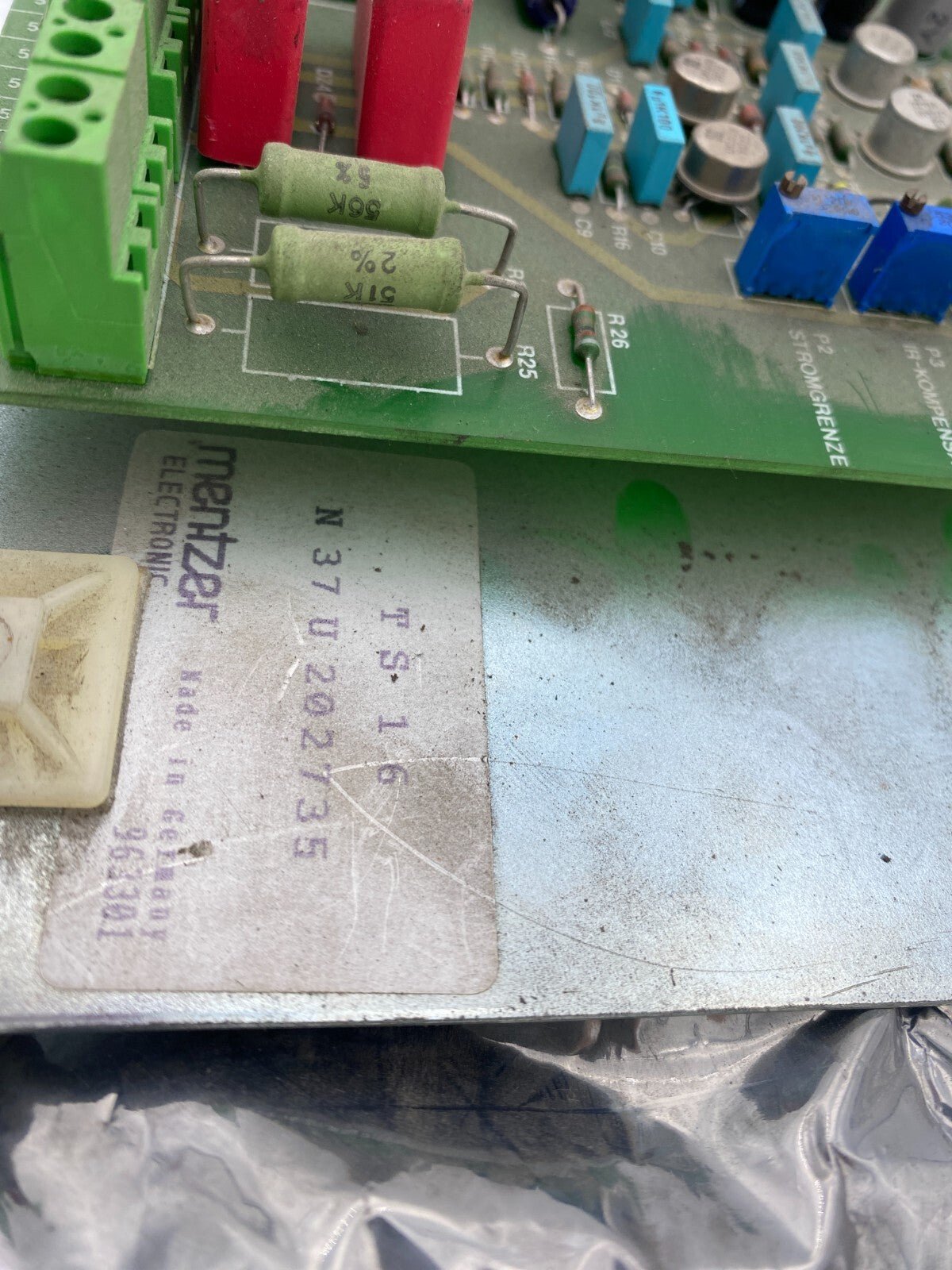1pc x MENTZER ELECTRONIC CIRCUIT BOARD V624 - 033 - 003 TS 16 N 37 U 202735 1 - KLR Automation