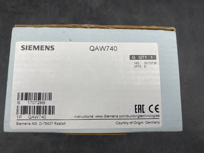 NEW SIEMENS QAW740 ROOM REGULATOR WITH KNX BUS - KLR Automation