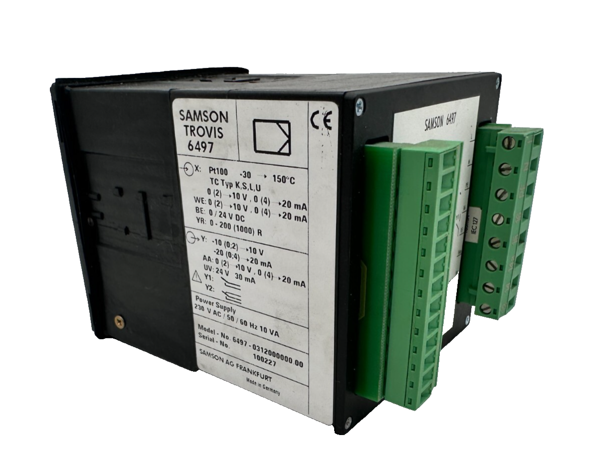 SAMSON TROVIS 6497 6497-0312000000.00 TEMPERATURE CONTROLLER