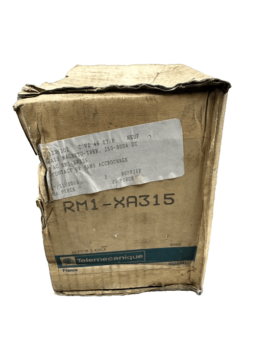TELEMECANIQUE RM1 - XA315 RELAIS MAGNETO - THERMIQUE 250 - 800A - KLR Automation