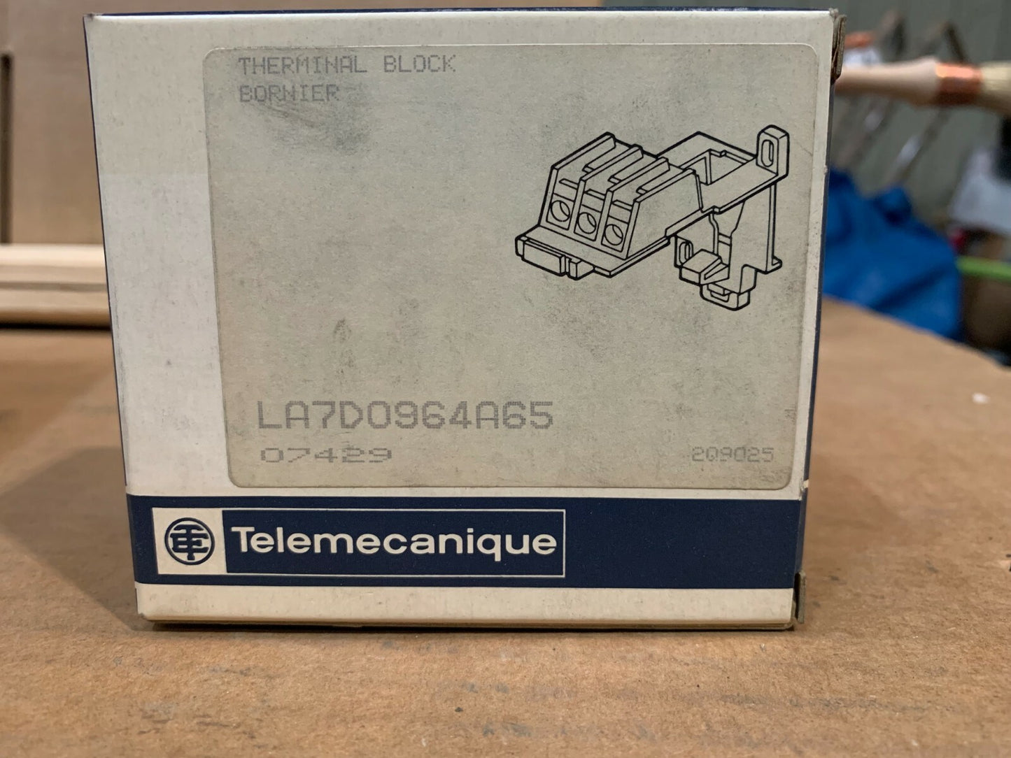  1 x  TELEMECANIQUE LA7-D0964 THERMAL OVERLOAD RELAY LA7D0964A65