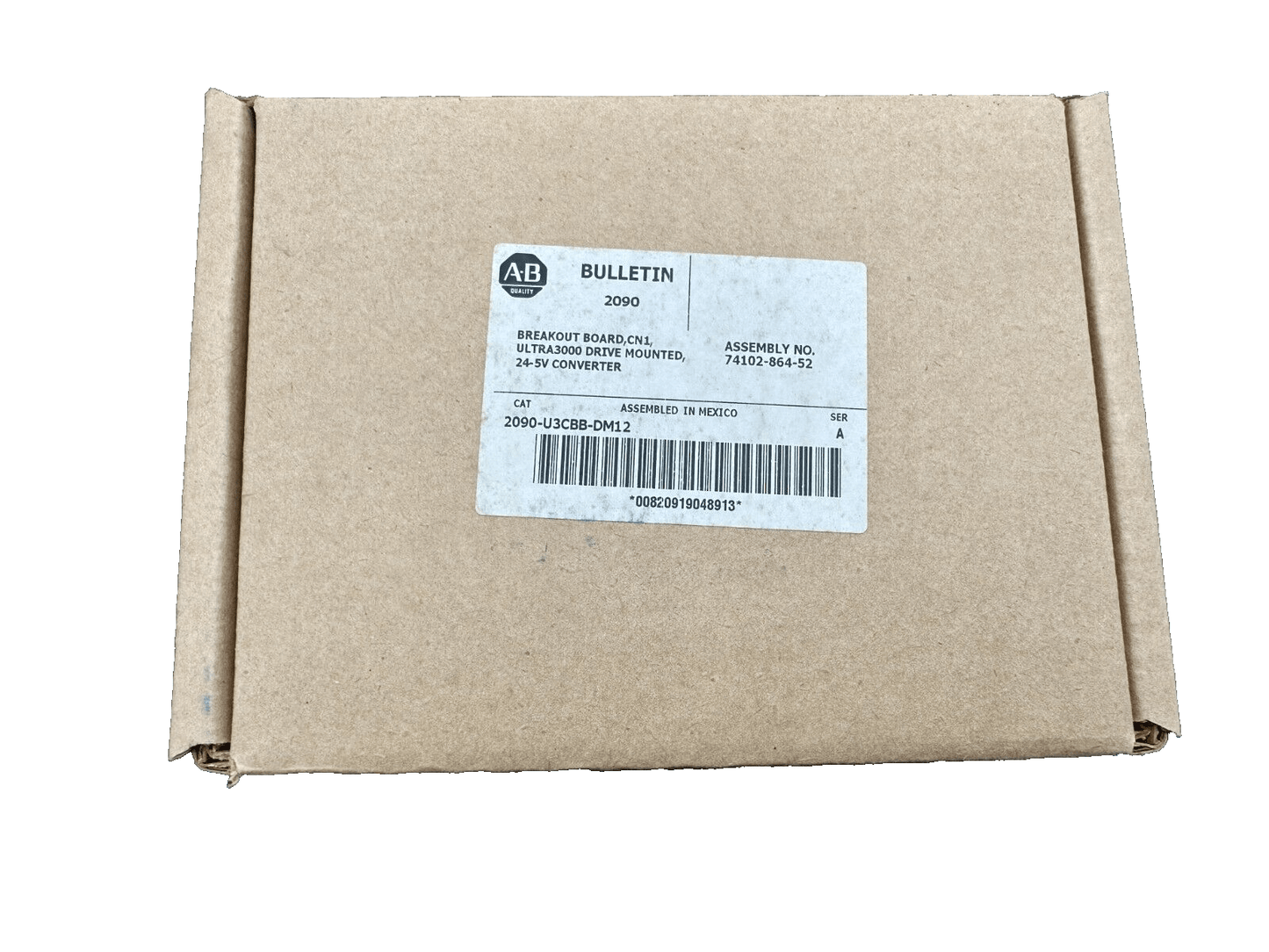 ALLEN - BRADLEY 2090 - U3CBB - DM12 BULLETIN 2090 BREAKOUT BOARD CN1 ULTRA3000 DRIVE - KLR Automation