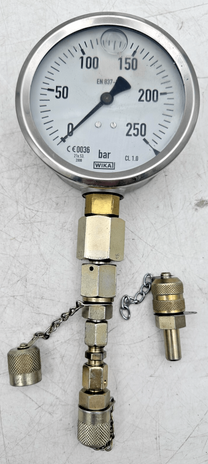 WIKA MANOMETRE 0 - 250 BARS - KLR Automation