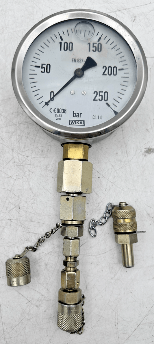 WIKA MANOMETRE 0 - 250 BARS - KLR Automation
