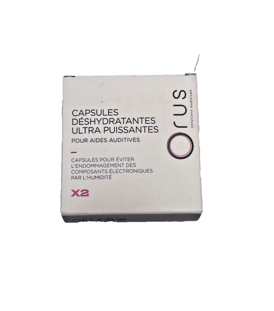 ORUS CAPSULE DÉSHYDRATANTE ULTRA PUISSANTES POUR AIDE AUDITIVES x5 - KLR Automation