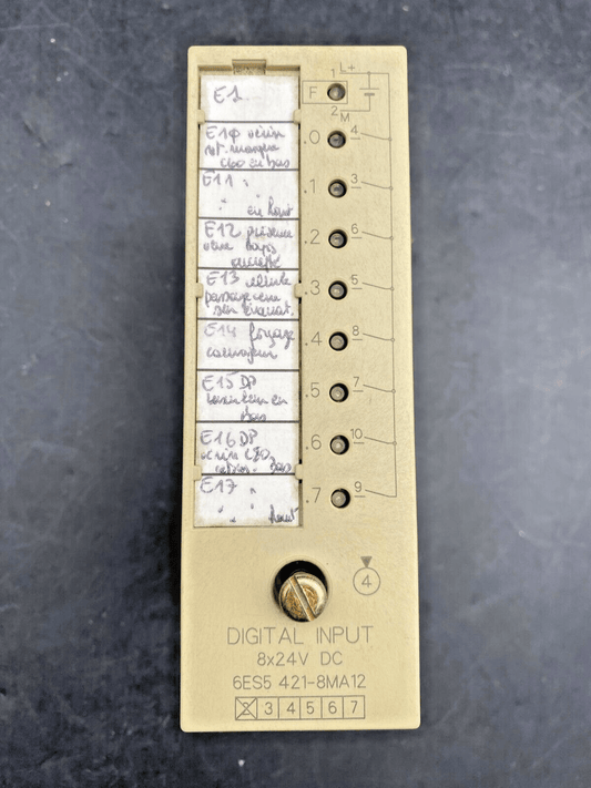 SIEMENS 6ES5421 - 8MA12 DIGITAL INPUT MODULE - KLR Automation