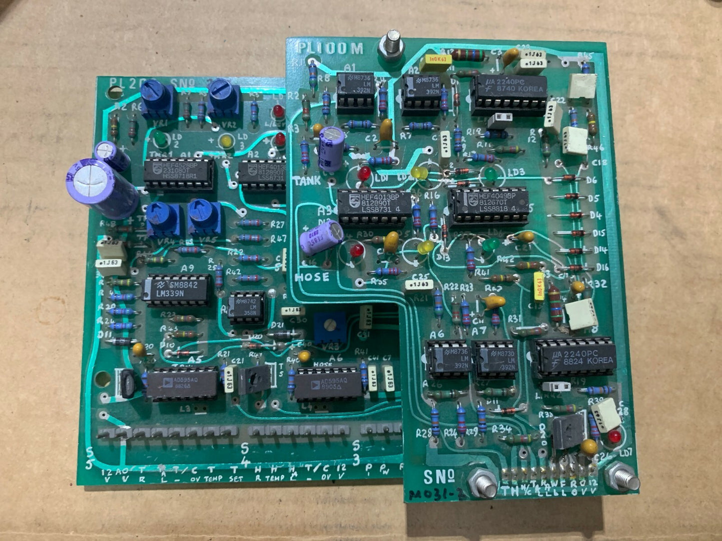 card Controls machine printed see and make offer
