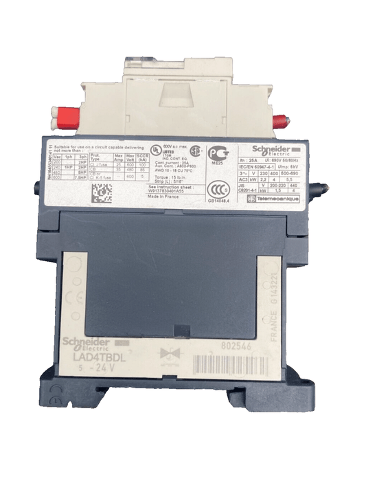 SCHNEIDER ELECTRIC LC1D09 BL CONTACTOR x6pc - KLR Automation