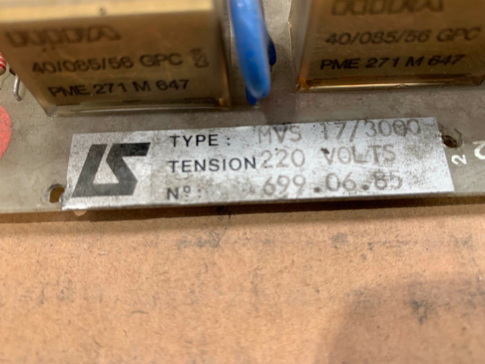 1pc x MVS 17/3000 CPU LEROY SOMER NC - KLR Automation