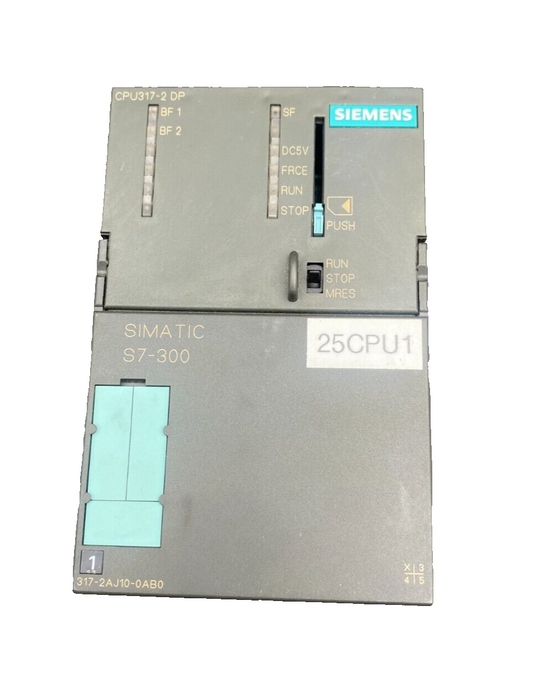 SIEMENS 6ES7317-2AJ10-0AB0 CPU317-2 DP SIMATIC S7-300