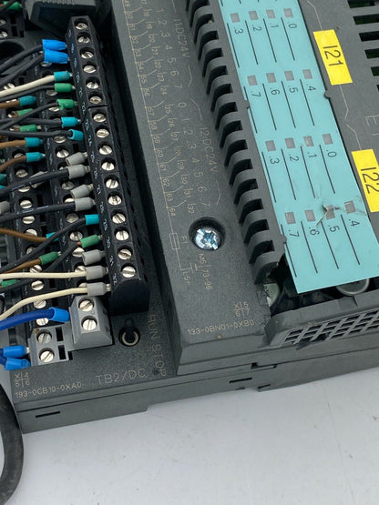 2 x SIEMENS SIMATIC ET 200B 24DI / 8DO 133 - 0BN01 - 0XB0 + 193 - 0CB10 - 0XA0 - KLR Automation