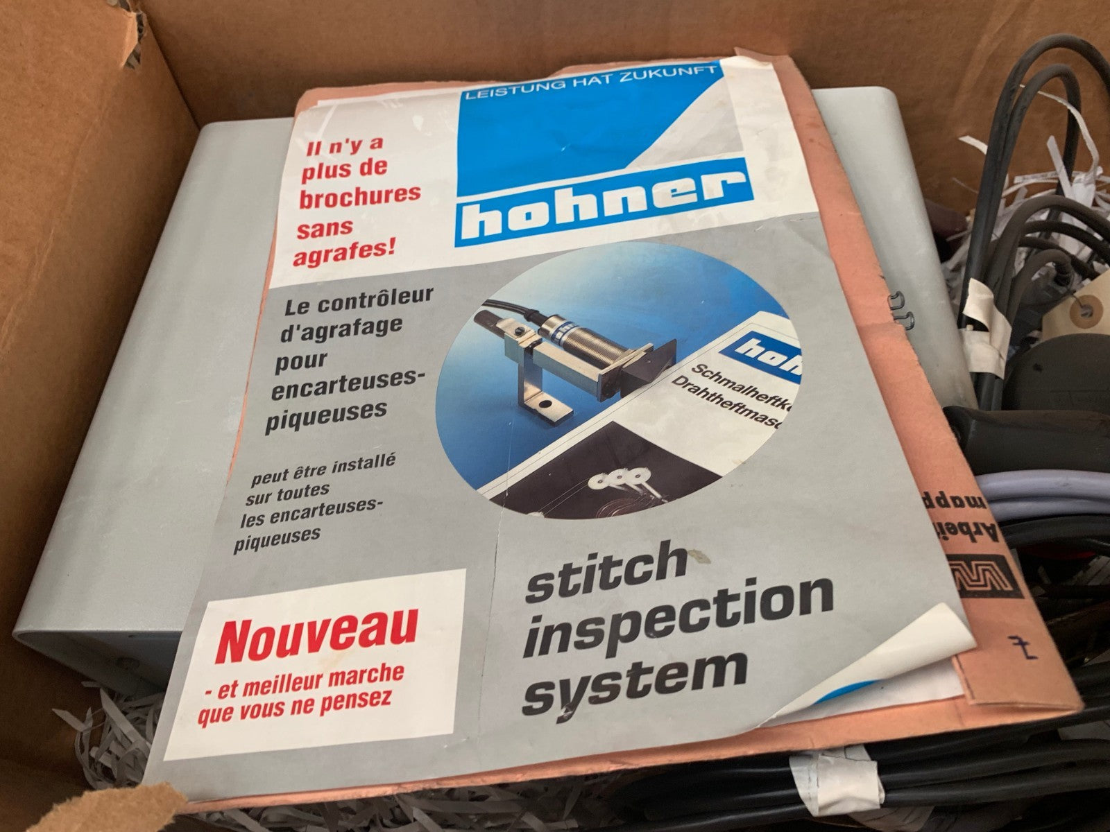 * Hohner Stitch inspection system Machine module Stitching 20420