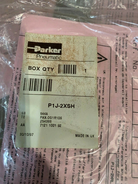 1 x Parker Pneumatic P1J - 2XSH - KLR Automation