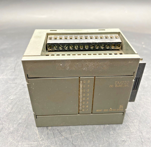 SIEMENS EM222 1P 6ES7 222-1HF00-0XA0 E-S 02 DIGITAL OUTPUT MODULE
