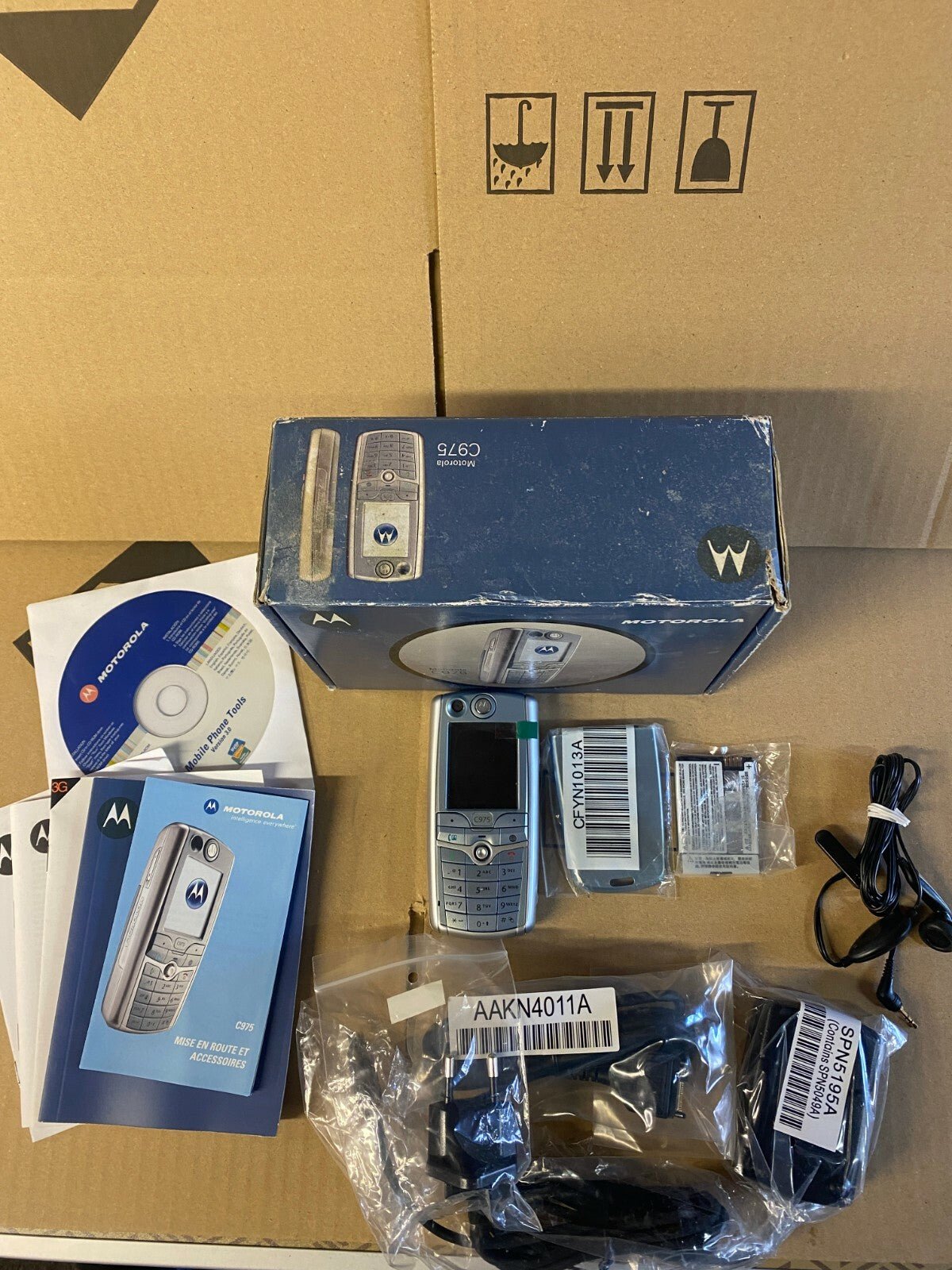 Motorola C975 complet, batterie Hs - KLR Automation