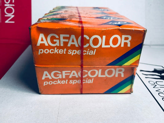 Old Stock Pellicule Photo 10x AGFACOLOR Pocket Special cn 110 20exp Film Blister - KLR Automation