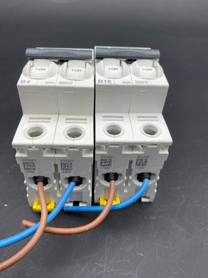 SET OF SCHNEIDER ELECTRIC IC60N 4A 32A 16A ID 63A D CLIC C20 + SCHROFF KTS 011