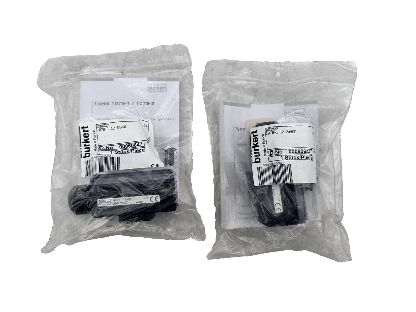 BURKERT 1078 - 1 00060647 12 - 24VDC TIMER x1pc - KLR Automation