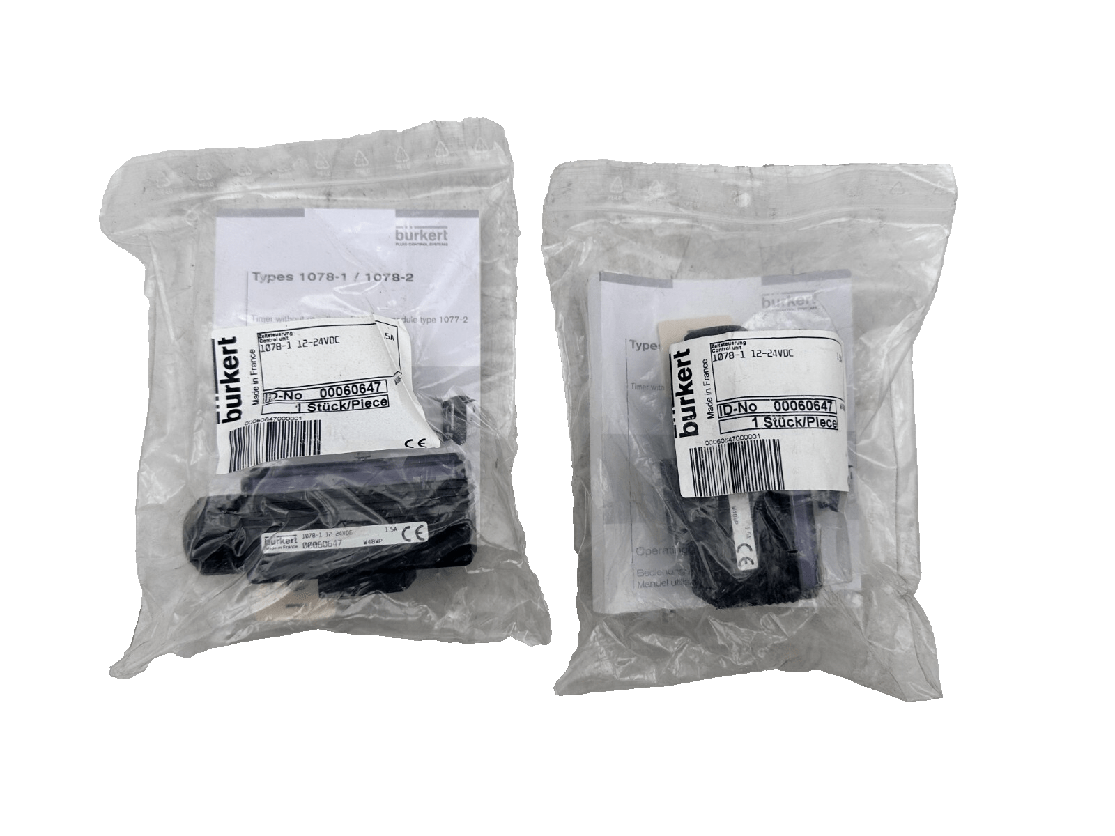 BURKERT 1078 - 1 00060647 12 - 24VDC TIMER x1pc - KLR Automation