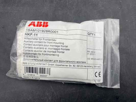 LOT OF 6 ABB HKF - 11 1SAM101928R0001 AUXILIARY CONTACT FOR FRONT MOUNTING - KLR Automation
