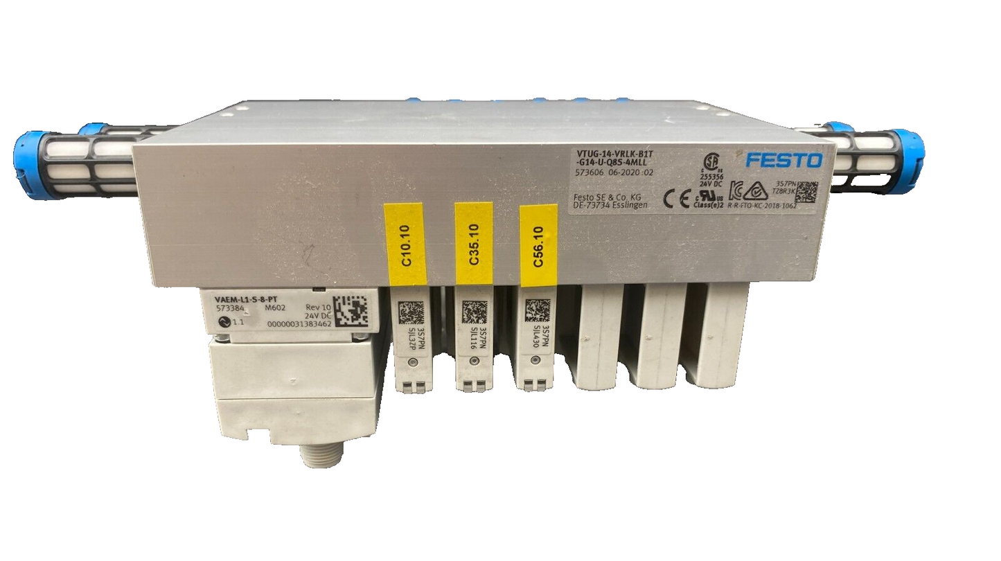 FESTO 573606 + CTEU-EP + VAEM-L1-S-8-PT + VUVG-B14-M52-AZT-F-1T1L