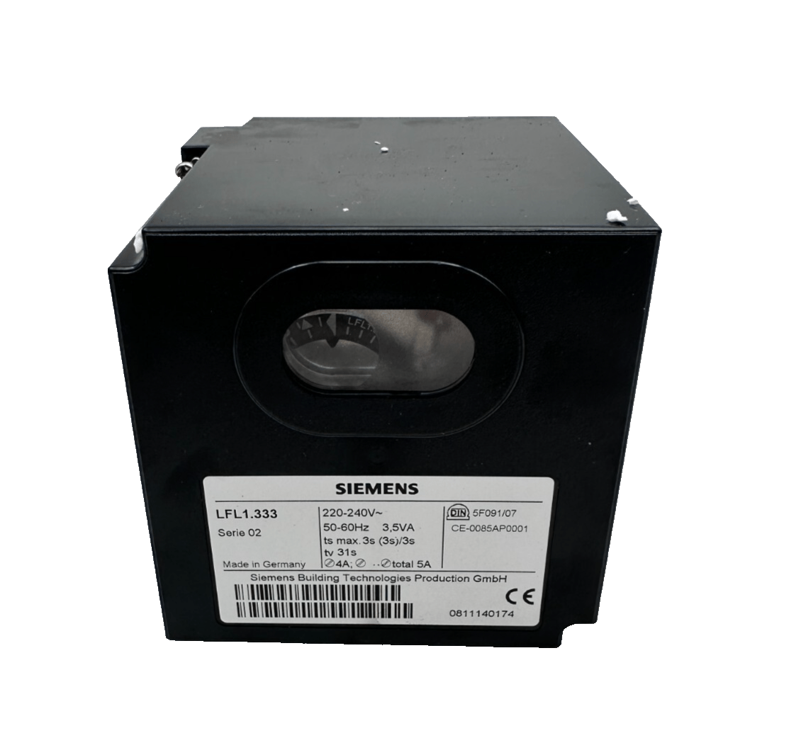 SIEMENS LFL1.333 SERIE 02 220 - 240V TS MAX 3s COMMANDE BRULEUR GAZ - KLR Automation