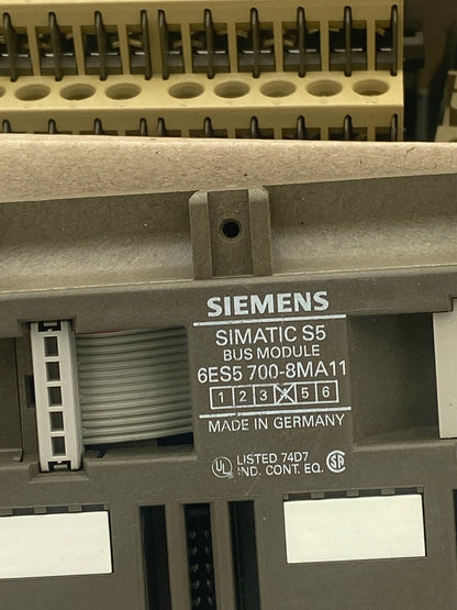14 pc x Siemens 6ES5 700-8MA11 Bus Module