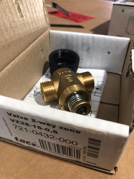 TAC - Vannes de zone à 2 voies TAC schneider VZ228 - 15 - 0,6 721 - 0432 - 000 - KLR Automation