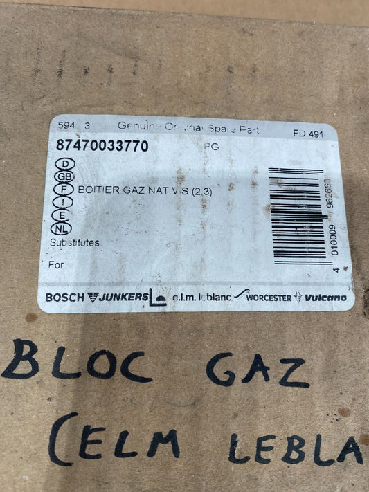 Boîtier gaz nat vis naturel 23KW Réf. Boîtier gaz naturel 23KW Réf. 87470 Bosch - KLR Automation