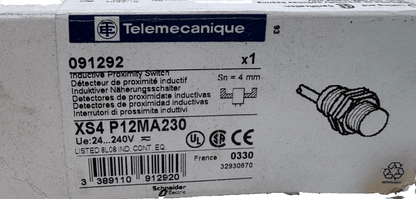 TELEMECANIQUE DETECTEUR DE PROXIMITE XS4 P12MA230 4mm x1 - KLR Automation