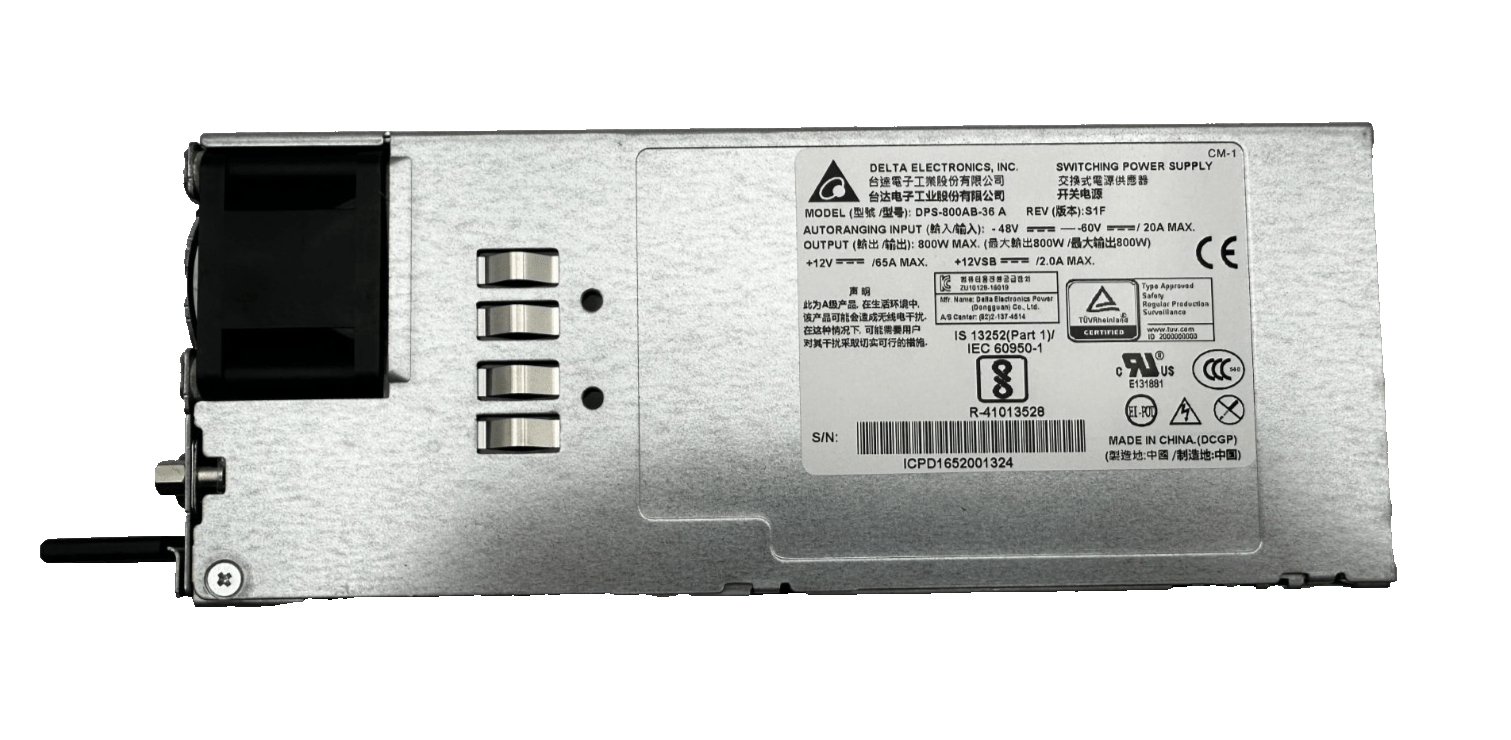 DELTA ELECTRONICS DPS - 800AB - 36 A REV S1F 800W SWITCHING POWER SUPPLY - KLR Automation